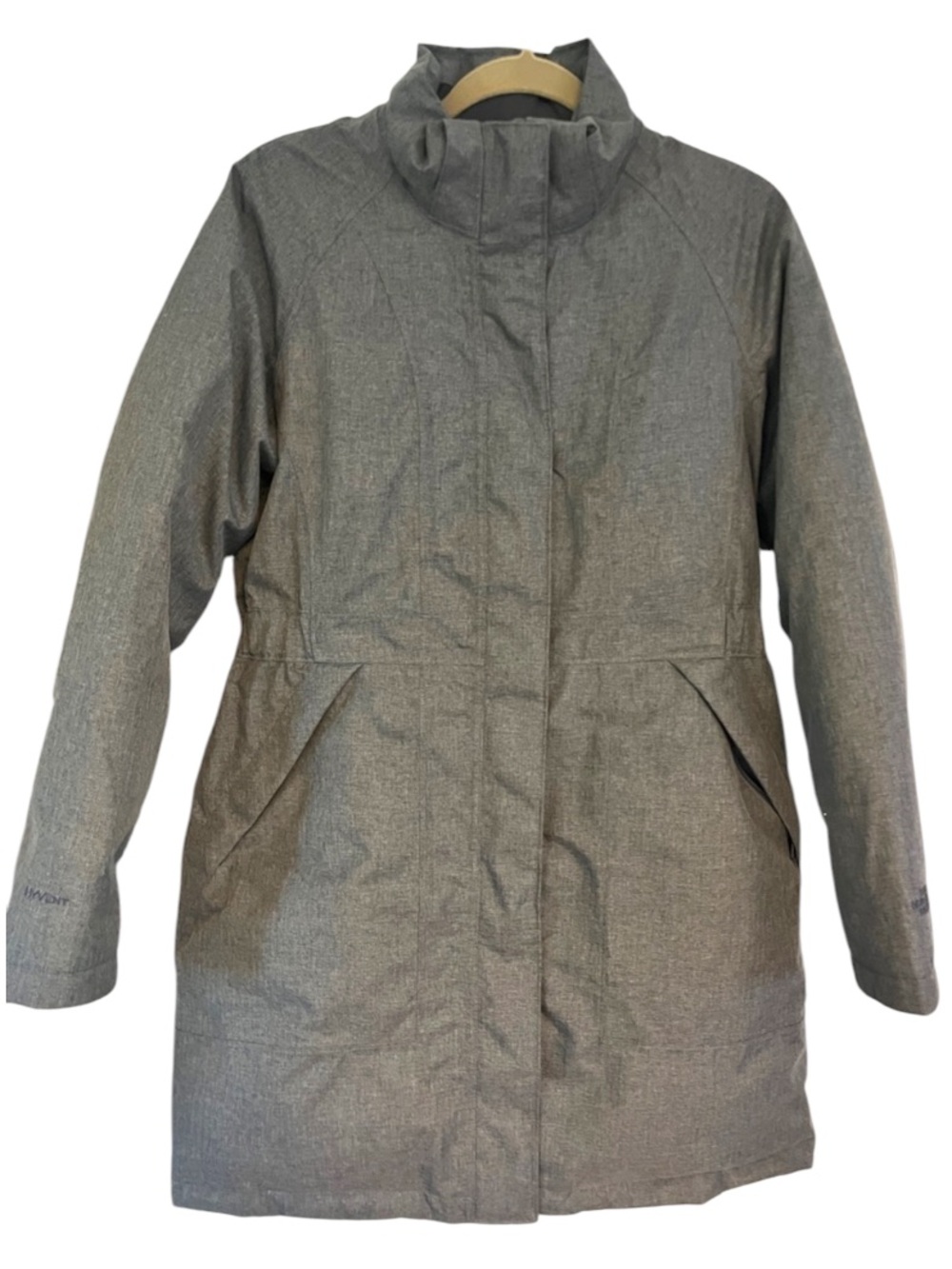 The North Face Down Puffer Coat Sz Medium Gray